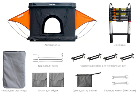 Купить Автомобильная палатка CARCAM Roof Tent (CC6001)