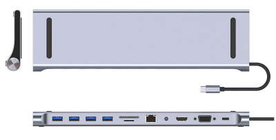 Mivo MH-1101 USB HUB 11 in 1
