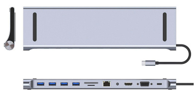 Купить Мультифункциональный разветвитель Mivo MH-1101 USB HUB 11 in 1