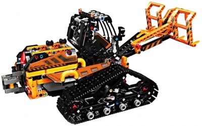 Купить Конструктор Бульдозер Technology Orange (814 деталей)