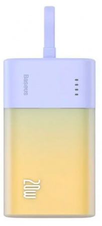 Купить Xiaomi Baseus Pocket Fast Charging Power Bank Lighting 5200 mAh (PPKDC05L) Purple