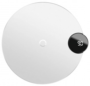 Купить Беспроводное зарядное устройство  Baseus Digtal LED Display Wireless Charger, White (WXSX-02)