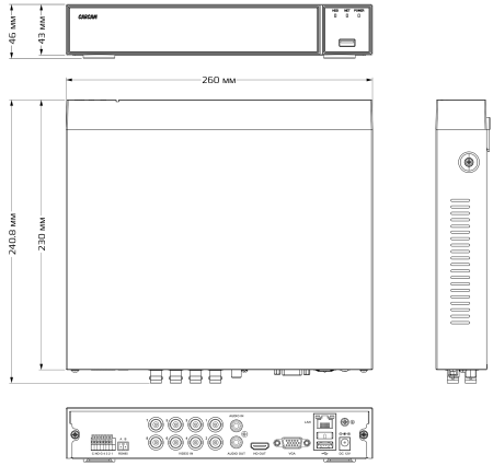 Купить CARCAM 8CH XVR3108