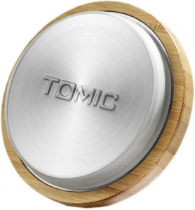 Купить Керамическая кружка с бамбуковой крышкой Xiaomi TomicCeramic Cup With Bamboo Cover Black (TCL1314)
