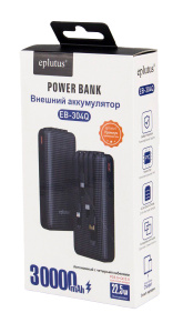 Купить Внешний аккумулятор Eplutus EB-304Q 30000mAh