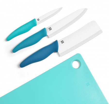 Купить Набор ножей c разделочной доской Xiaomi Huohou Ceramic Knife Chopping Block Kit (HU0020)