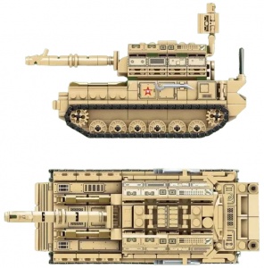 Конструктор Танк LWCK Flourishing Age Strengthen the Army (526 детали)