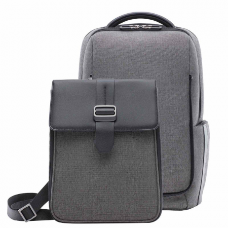 Купить Рюкзак Xiaomi Mi Fashion Commuter Shoulder Bag 2 in1 Gray