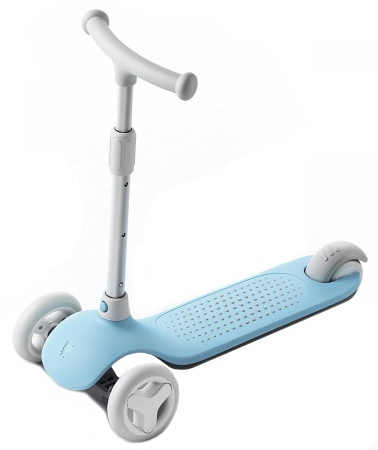 Купить Детский самокат-кикборд Xiaomi Rice Rabbit Scooter Blue (HBC01YM)