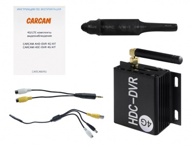 Купить Комплект видеонаблюдения 4G/LTE CARCAM HDC-DVR 4G KIT 3