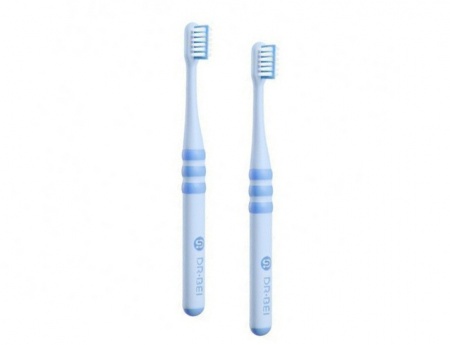 Купить Детская зубная щетка Xiaomi Dr. Bei Toothbrush (2 шт) - Blue