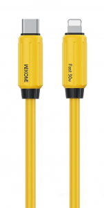 Купить Wekome Fast Data Cable Type-C to Lighting 30W (WDC-29) Yellow