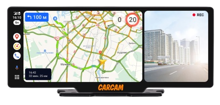 Купить CARCAM Carplay and Android Auto GPS Dashboard DVR A3