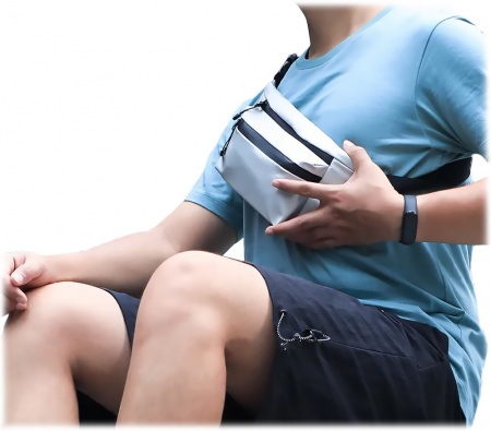 Купить Поясная сумка Xiaomi Freetie Multifunctional Sports Leisure Waist Bag Silver (М51013) 