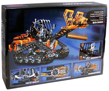 Купить Конструктор Бульдозер Technology Orange (814 деталей)
