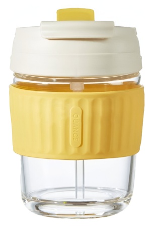 Купить Xiaomi Quange Full-Framed Glass Coffee Cup 380ml (KF200) Yellow