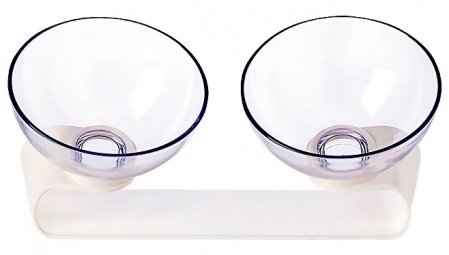 Купить Двойная миска для домашних животных Xiaomi Plastic Pet Double Food Bowl (PE001)