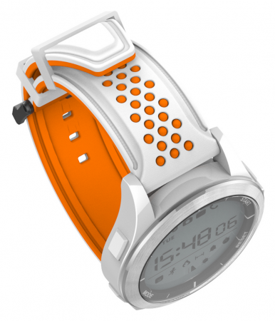 Купить Часы CARCAM SMART WATCH F3 - WHITE, Оранжевый силикон