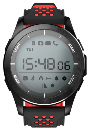 Купить Часы CARCAM SMART WATCH F3 - BLACK, Красный силикон