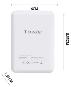 Купить Портативный роутер Tianjie 4G LTE Pocket Wi-Fi Router (MF906-3)