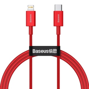 Купить Кабель Baseus Superior Series Fast Charging, Type-C - Lightning, 20W, 1 м, Red (CATLYS-A09)