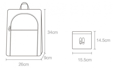 Купить Сумка-органайзер Xiaomi 90Fun Multi-Function Grey