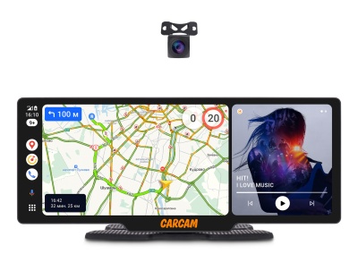 CARCAM Android GPS Dashboard A5 + Rear View Camera