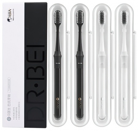 Купить Набор зубных щеток Xiaomi Dr.Bei Toothbrush Bamboo Version Soft (4 шт.)