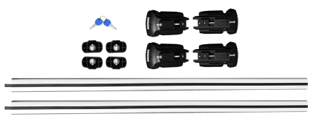 Купить Багажник CARCAM RAIL 8708 1300 мм Silver