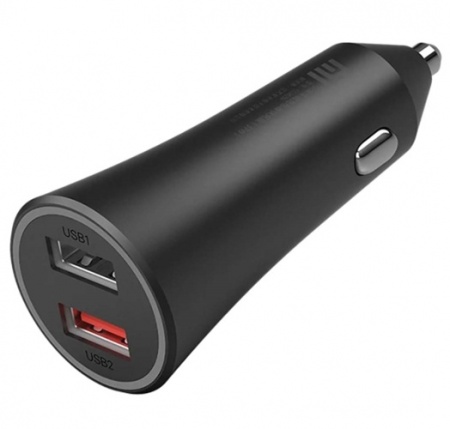Купить Автомобильная зарядка Xiaomi Mi 37W Dual-Port Car Charger EU (CC06ZM)