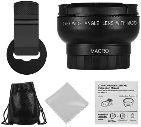 Купить Apexel Wide Angle and Macro Detachable Lens (0.45WM)