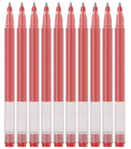 Купить Набор Ручек Xiaomi Mi Gel Pen Red (10шт) (MJZXB02WC)