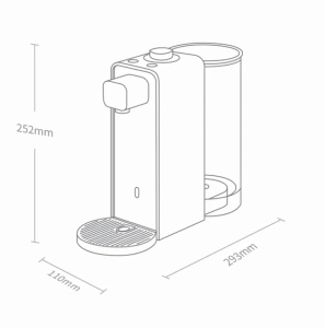 Xiaomi Scishare Antibacterial Instant Hot Water Dispenser Mini Sea Salt (S2306) Orange