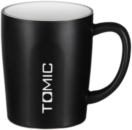Купить Керамическая кружка с бамбуковой крышкой Xiaomi TomicCeramic Cup With Bamboo Cover Black (TCL1314)