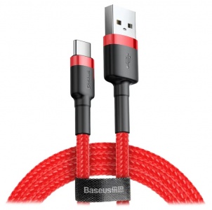 Купить Кабель Baseus Cafule Lightning 2m Red (CALKLF-C09)