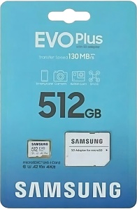 Samsung EVO Plus 512GB microSDHC Class 10 (MB-MC512KA/CN)