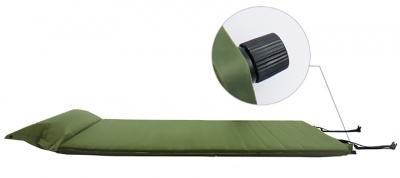Купить Туристический cамонадувной каремат на два спальных места Xiaomi ZaoFeng Outdoor Double 190T Green (192*132*3 cm)
