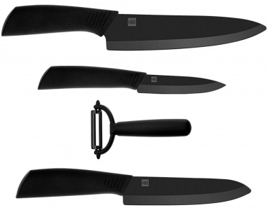 Купить Набор керамических ножей Xiaomi Huo Hou Nano Ceramic Knife Black (HU0010)