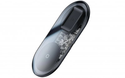 Купить Беспровоное ЗУ Xiaomi Baseus Simple 2 in 1 Wireless Charger прозрачный