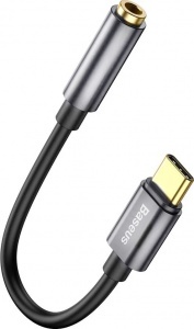 Купить Переходник Baseus Type-C Male to 3.5mm Female Adapter L54 Gary (CATL54-0G)