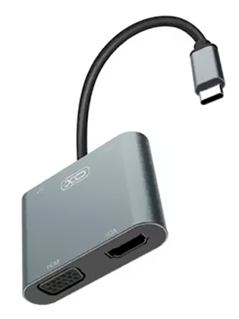Купить Конвертер XO Type-C to HDMI+VGA Converter (XO-HUB001)