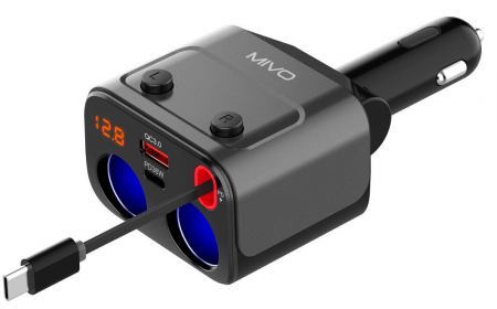 Купить Автомобильный разветвитель прикуривателя Mivo MU-203