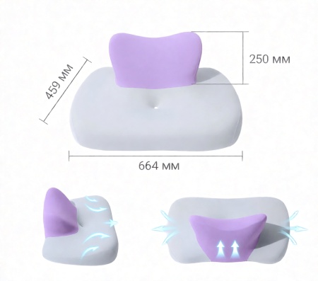 Купить SenCiciMen Orthopedic Pillow BC092 Purple