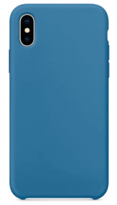 Купить Чехол для iPhone 10/X Silicon Case синий