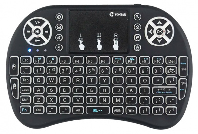 Купить Vontar I8+ Wireless Keyboard 2.4GHz Air Mouse Touchpad Handheld for Android TV BOX Mini PC AAA ver.