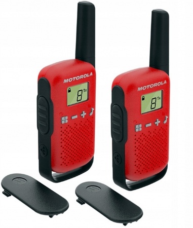Купить Комплект раций Motorola Talkabout T42 Twin Pack красный/черный