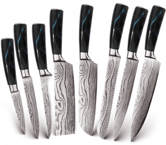 Xiaomi Spetime 8-Pieces Kitchen Knife Set Blue (BU02KN8)