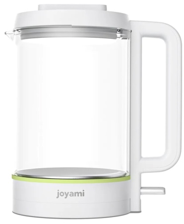 Купить Чайник электрический стеклянный Xiaomi Joyami Transparent Electric Kettle 1,5L (JDS010) White