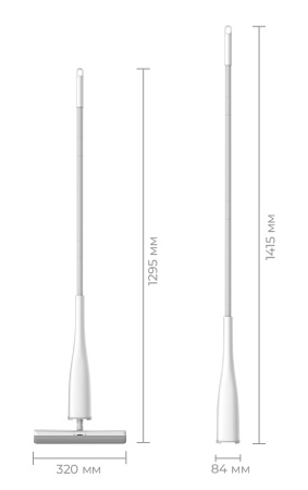 Купить Швабра Xiaomi Blue Small Fish Squeeze MOP (PU03A) White