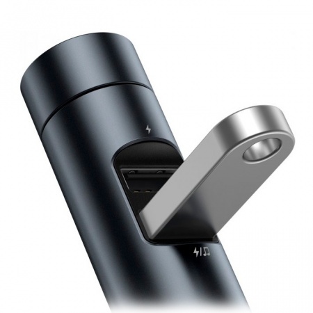 Купить Автомобильное ЗУ с FM-трансмиттером Baseus Energy Column Car Wireless MP3 (CCNLZ-0G)